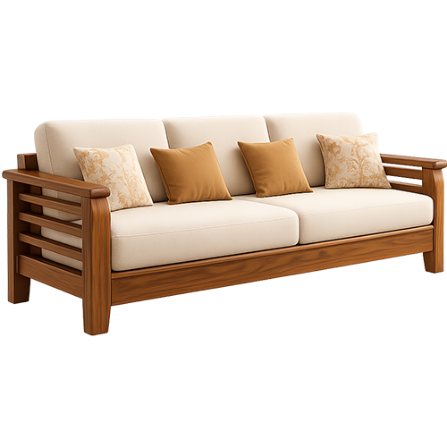Premium Wooden Sofa Set